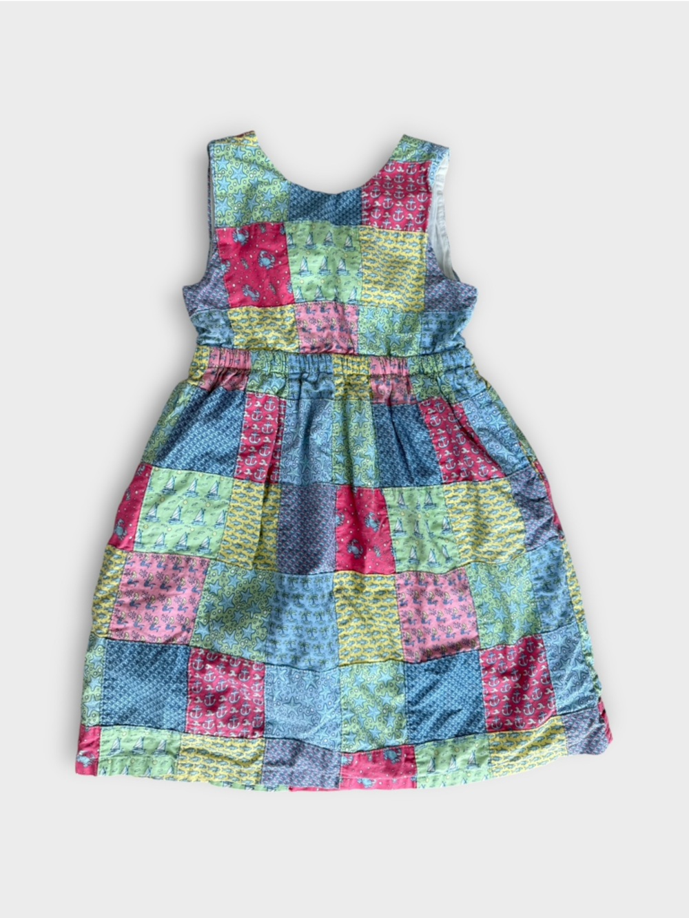 GUC Vineyard Vines Girls Colorful Patchwork Sundress | 5T